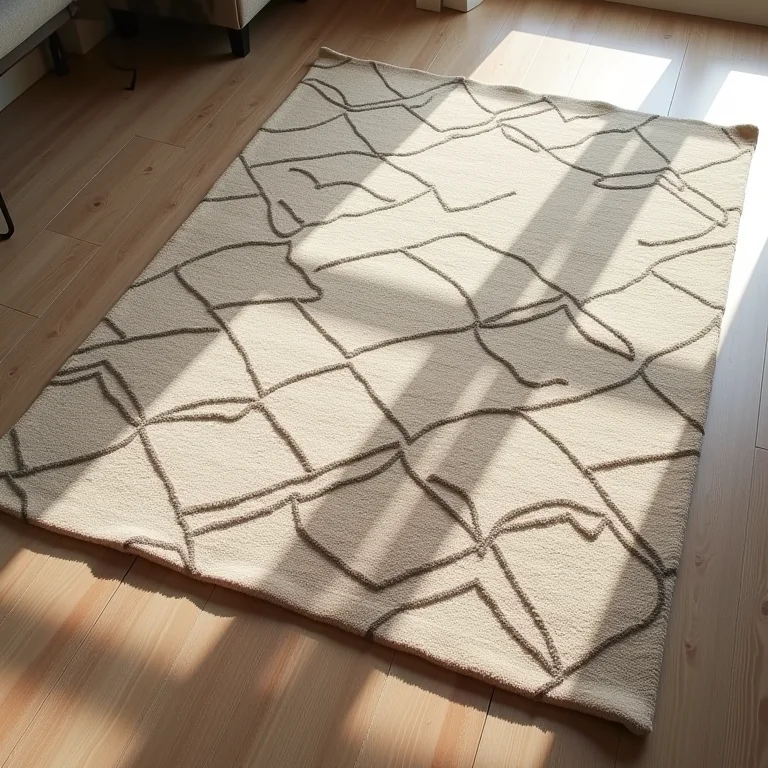 Tapete de lã para sala de jantar