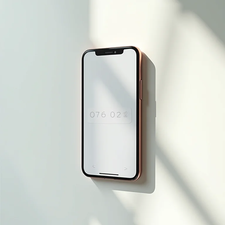 Tela de celular para adicionar número de telefone