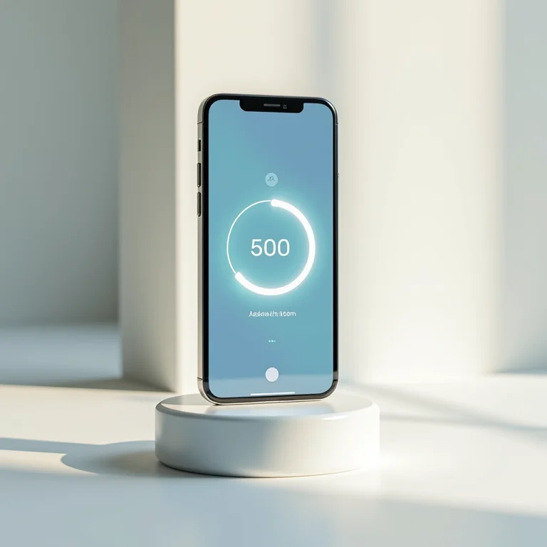 Tela do celular mostrando carregamento adaptável