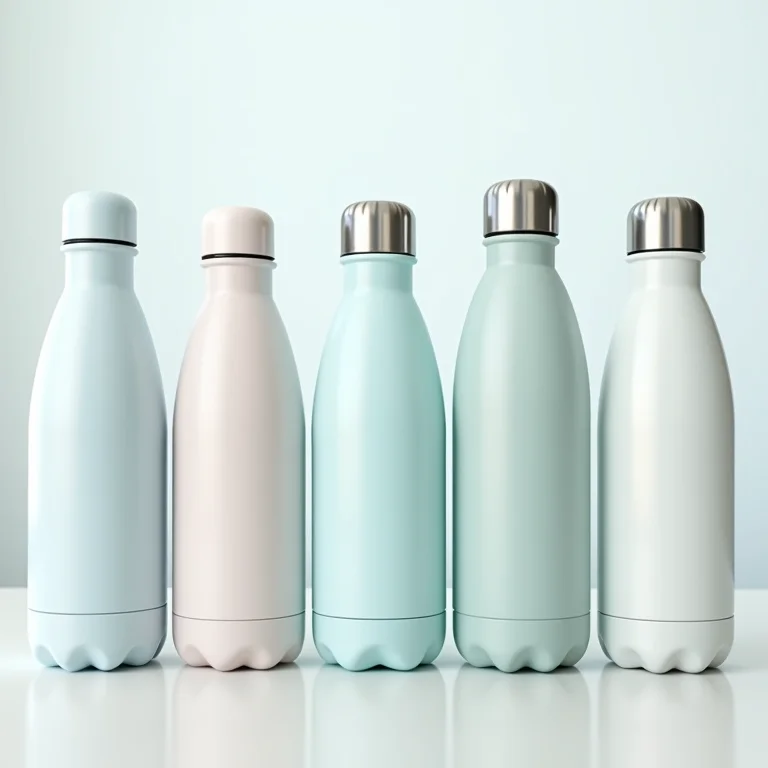 Tipos diferentes de garrafas de água para escritório