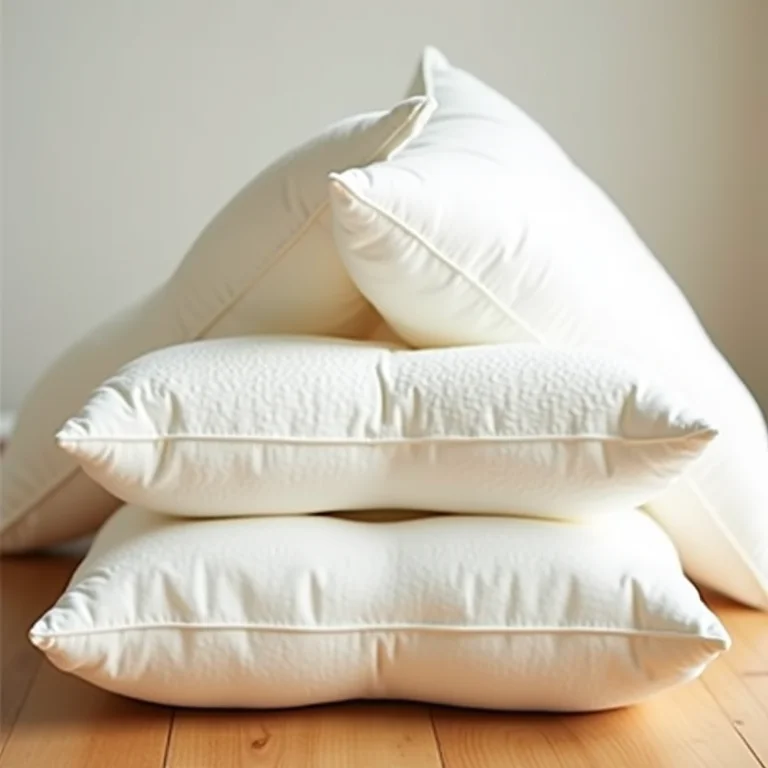 Travesseiros de látex natural e sintético