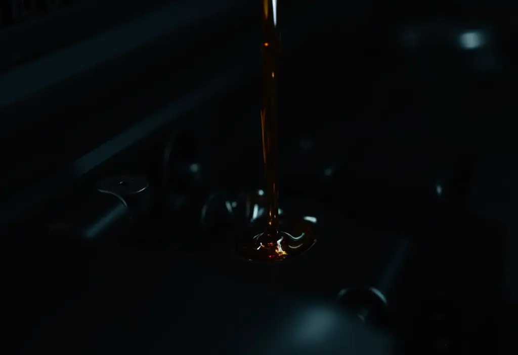 Vazamento de óleo de motor