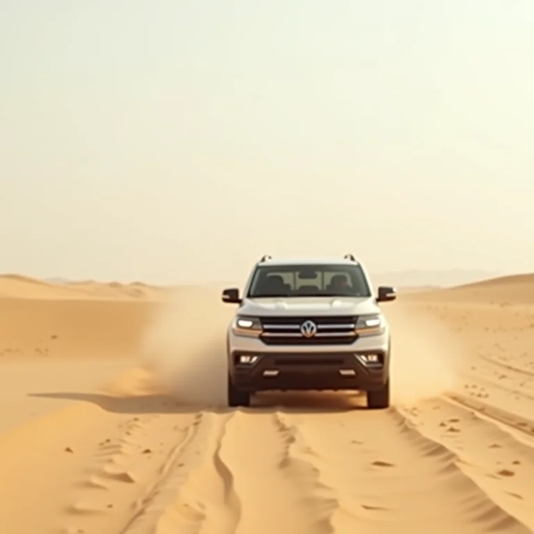 Veículo 4x4 nos Lençóis Maranhenses