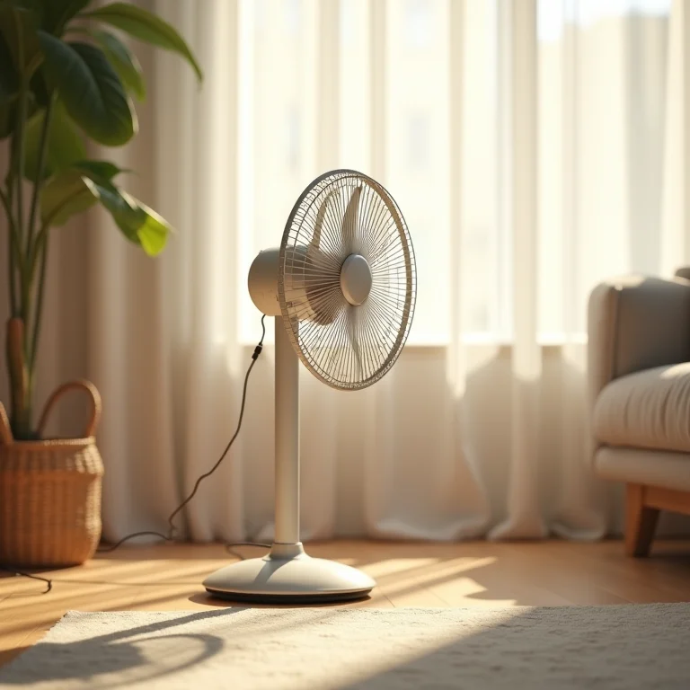 Ventilador estratégico para refrescar a casa