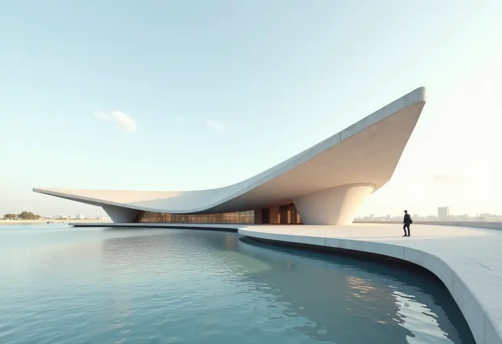 Vista ampla do Museu Cais do Sertão em Recife