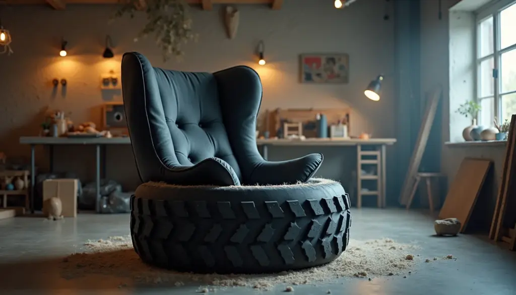 Crie Sua Poltrona de Pneu: Passo a Passo Fácil e Criativo