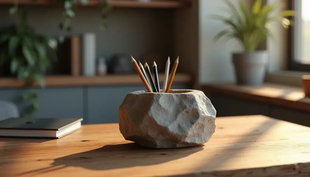 Como Fazer Porta-Lápis de Pedra: Decoração Rústica e Única