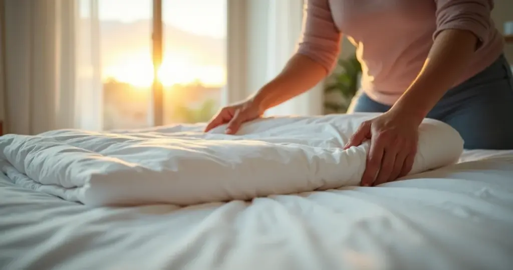 Como cuidar de edredons e cobertores lavando apenas 2 vezes ao ano