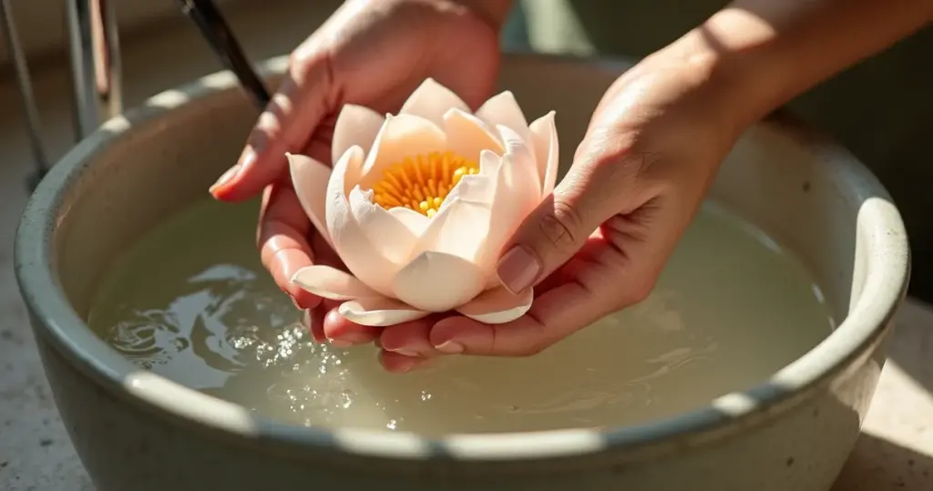 Como cuidar de roupas de seda de lótus sem perder o brilho natural