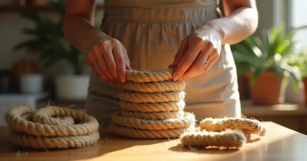 Como fazer cesto de roupa suja de corda que organiza e decora por menos de R$80