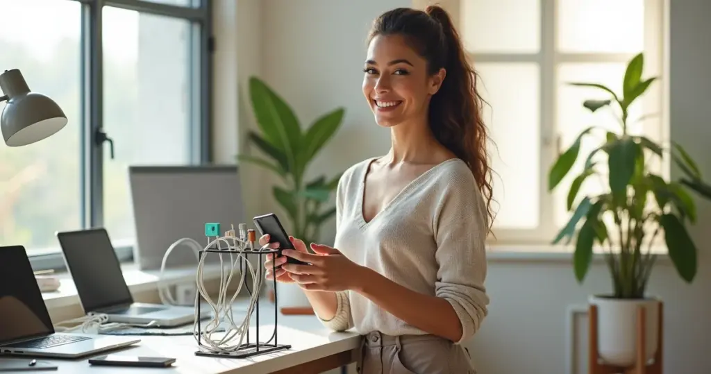 Como fazer um organizador de cabos e acabar com a bagunça em 30 minutos