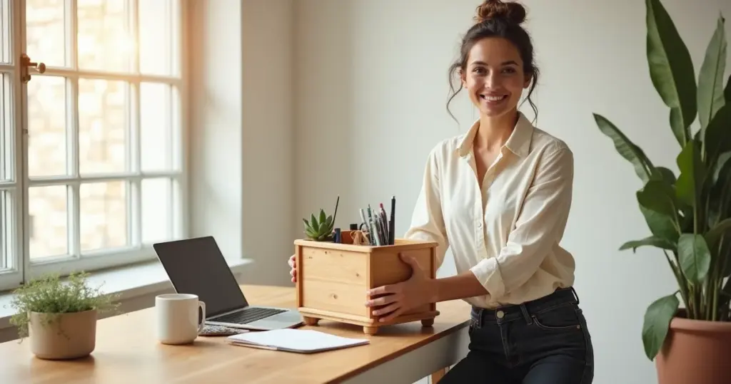 Como fazer um organizador de escritório de bambu que arruma sua mesa em 2h Como fazer um organizador de escritório de bambu que arruma sua mesa em 2h