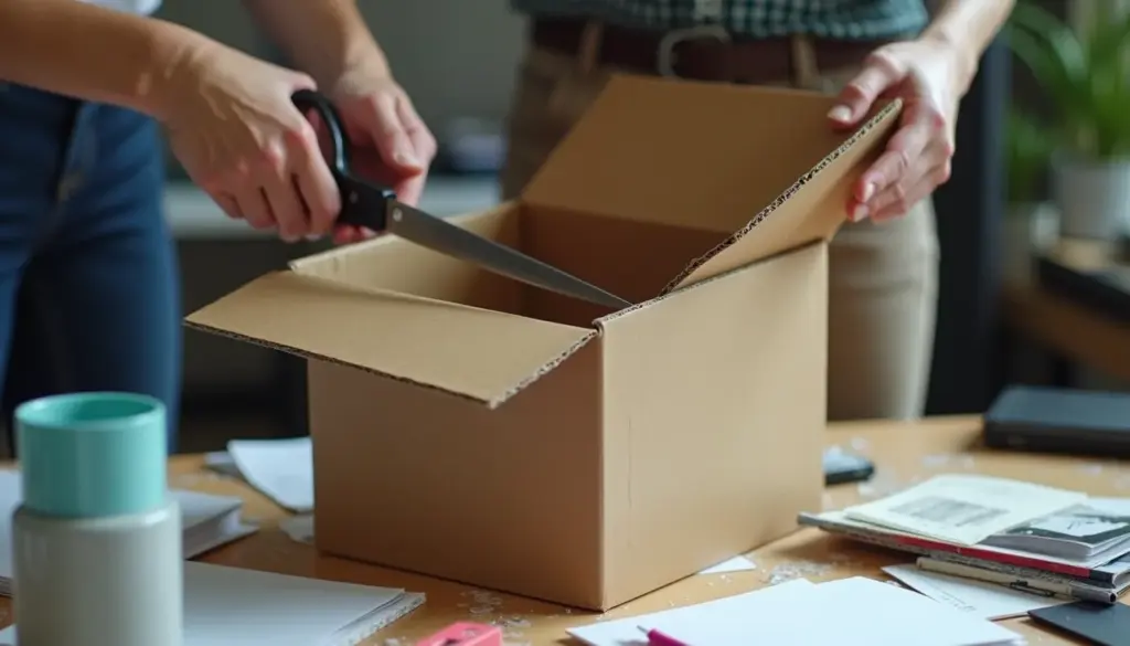 Como fazer um organizador de escritório de papelão por menos de R$ 20