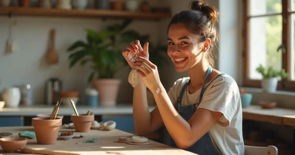 Como fazer um porta-chaves de cerâmica sem forno e com seu toque