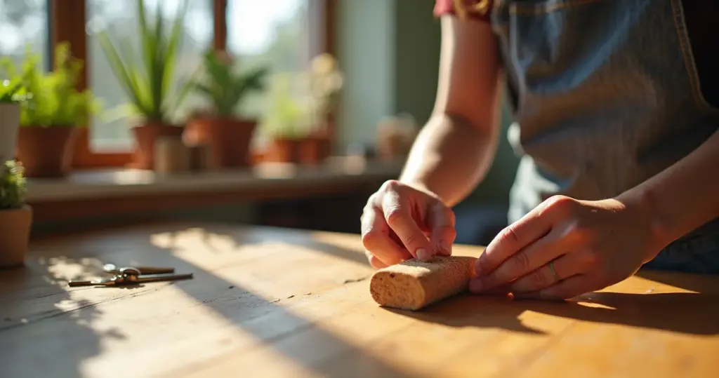 Como fazer um porta-chaves de cortiça que organiza sua casa com charme rústico