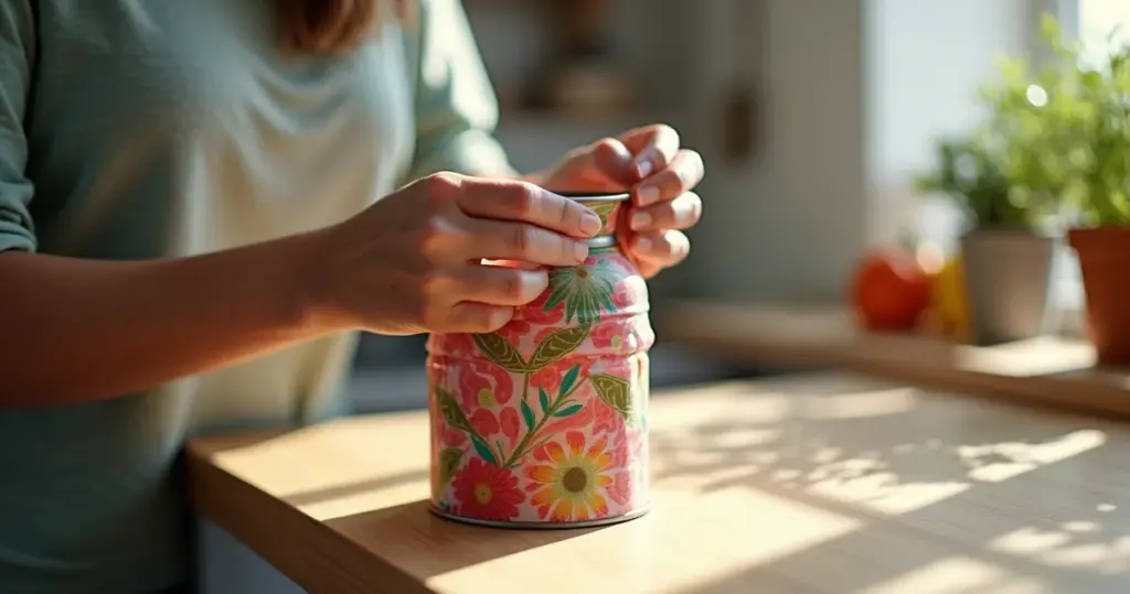 Como fazer um porta-chaves de lata de leite que organiza e decora sua casa