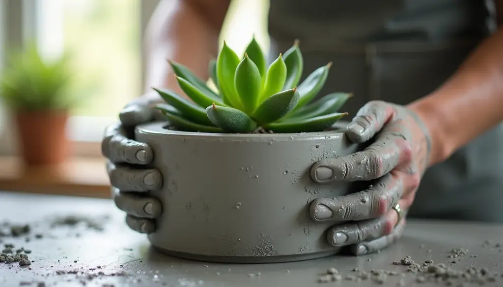 Como fazer um vaso de cimento para plantas que dura anos e custa R$ 15