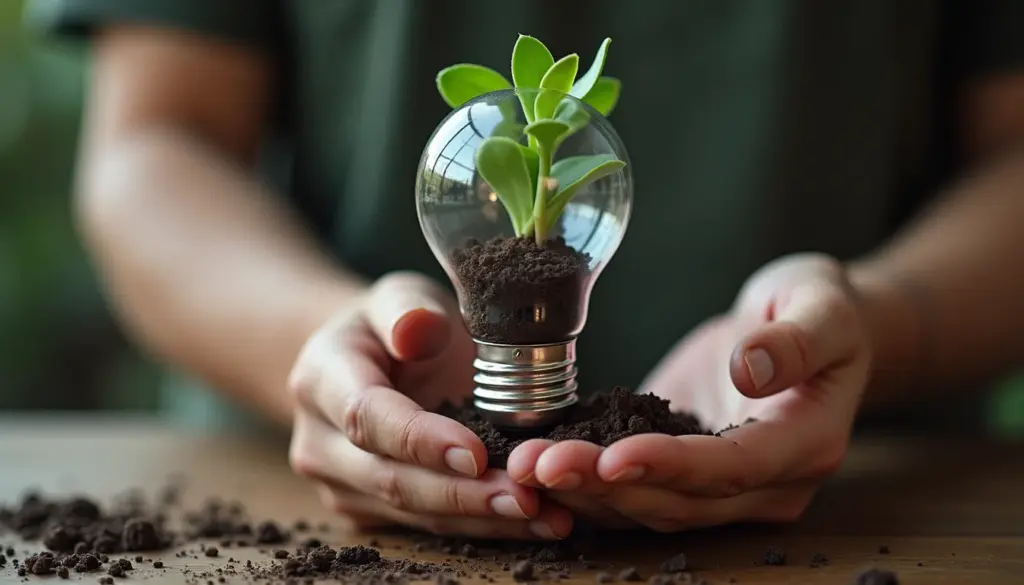 Como fazer vaso com lâmpada queimada: guia DIY para um mini jardim
