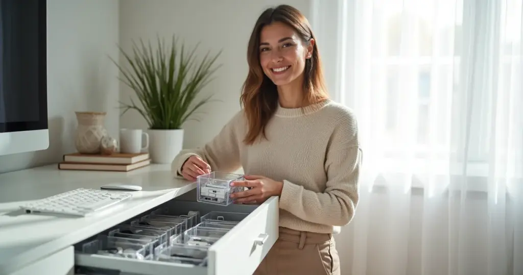 Como organizar a gaveta de cabos e carregadores em 3 passos simples