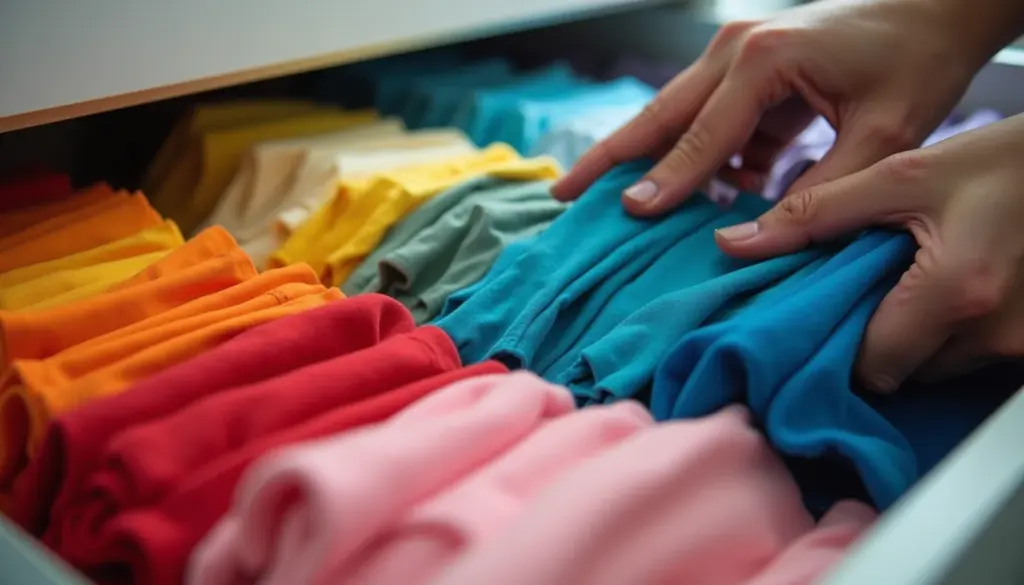 Como organizar a gaveta de camisetas em 15 minutos (método infalível) Como organizar a gaveta de camisetas em 15 minutos (método infalível)