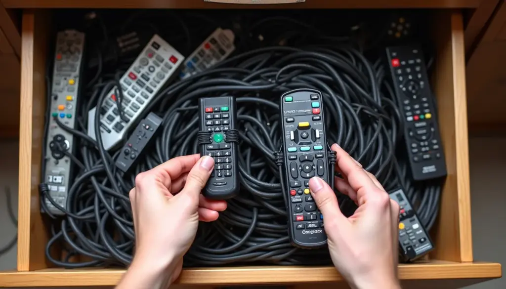 Como organizar a gaveta de controles remotos em 15 minutos (e gastando até R$50)