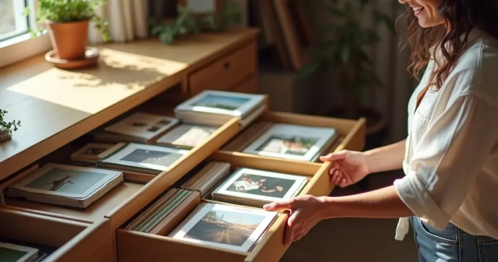 Como organizar a gaveta de fotos reveladas e resgatar suas memórias