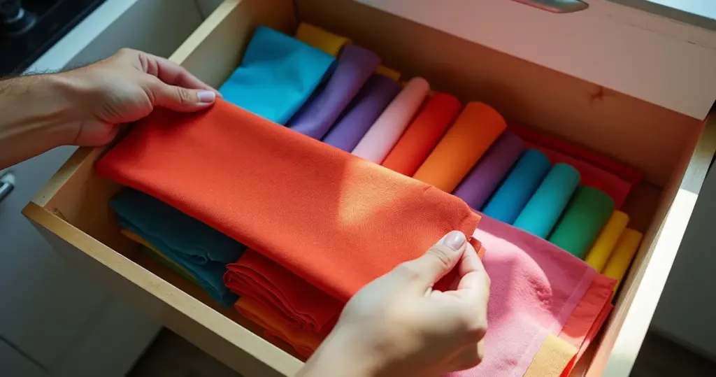 Como Organizar a Gaveta de Jogos Americanos: O Truque Definitivo