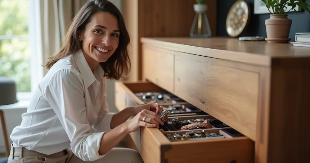 Como organizar a gaveta de relógios e acabar com a bagunça que danifica suas peças