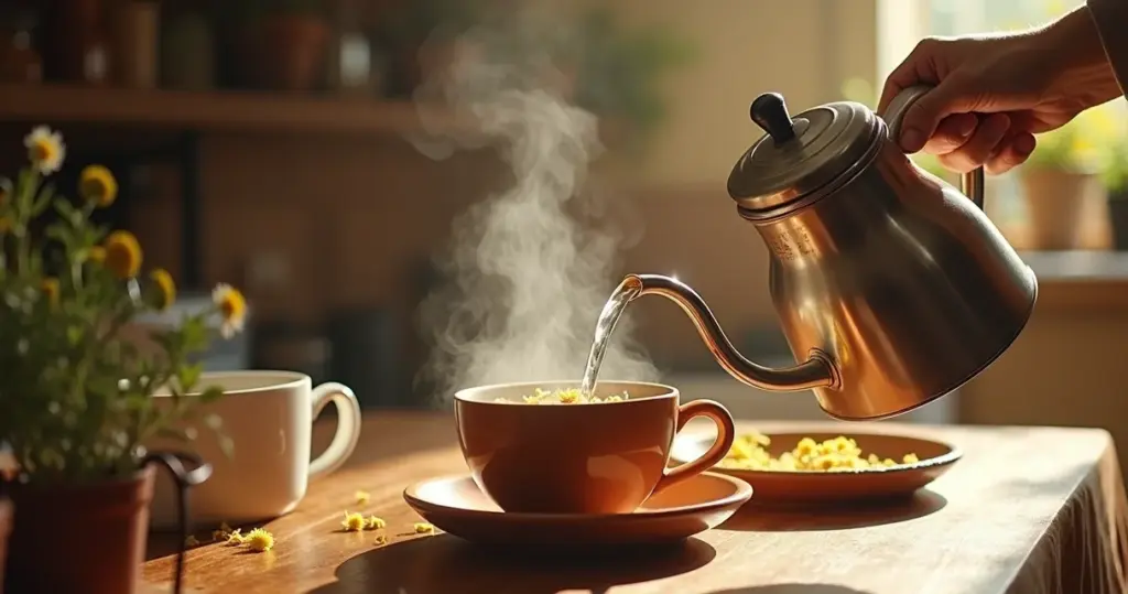 Como preparar chá de camomila corretamente sem aquele gosto de remédio