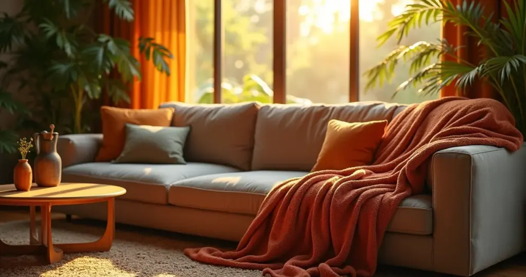 Como escolher a manta perfeita para seu sofá em 2026