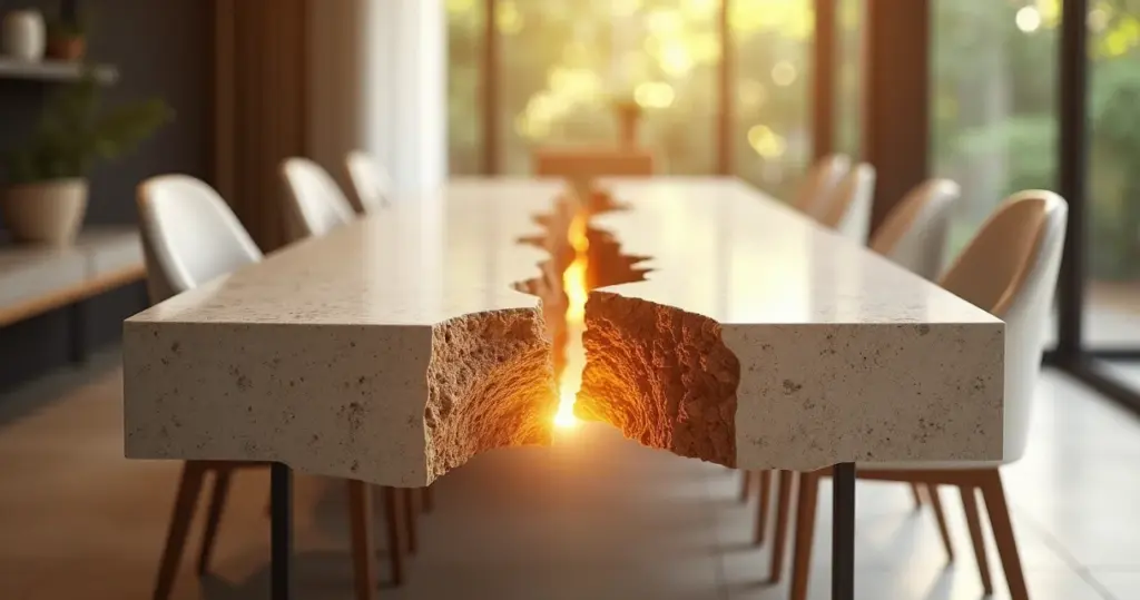 O erro na espessura que estraga sua mesa de jantar de Silestone