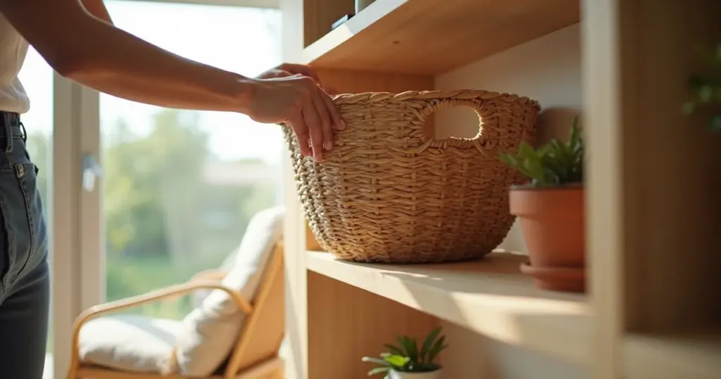 Dicas para manter a sala organizada: o sistema que transforma caos em paz