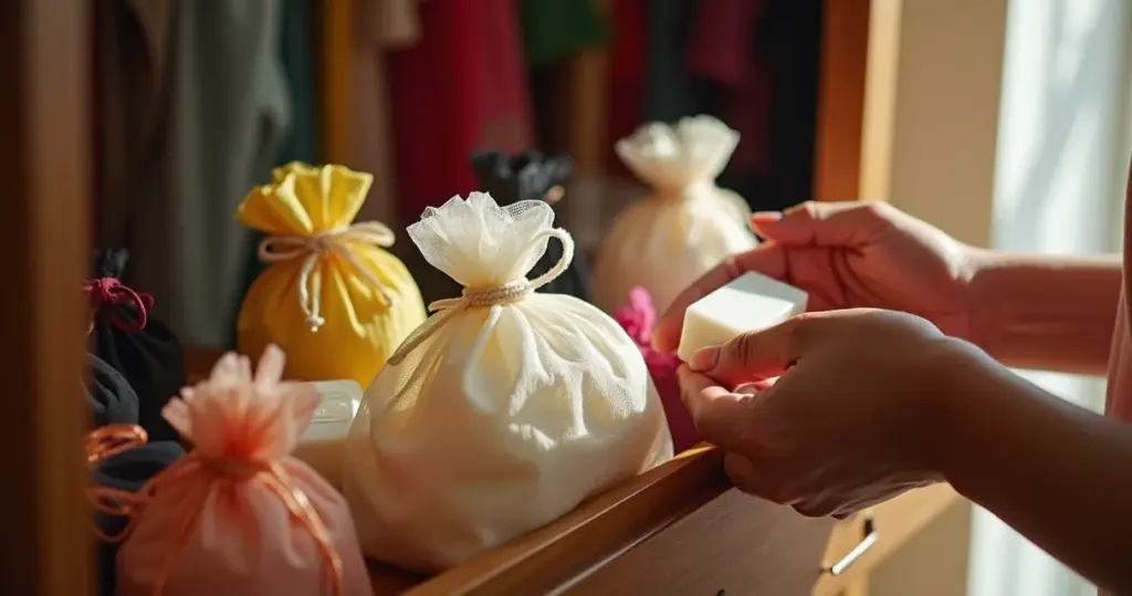 Dicas para manter o guarda-roupa cheiroso com giz e sabonete velho