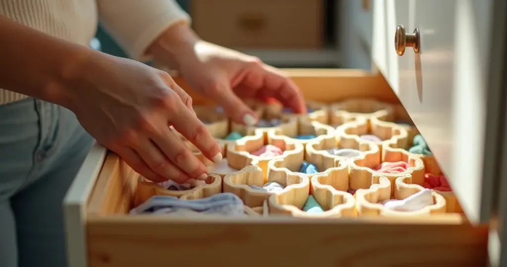 Dicas para manter o quarto de bebê organizado: o truque das colmeias que ninguém te contou