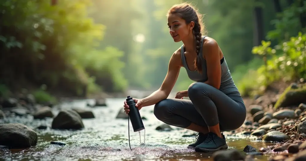 Filtro de água portatil trekking: beba de qualquer rio sem medo na trilha