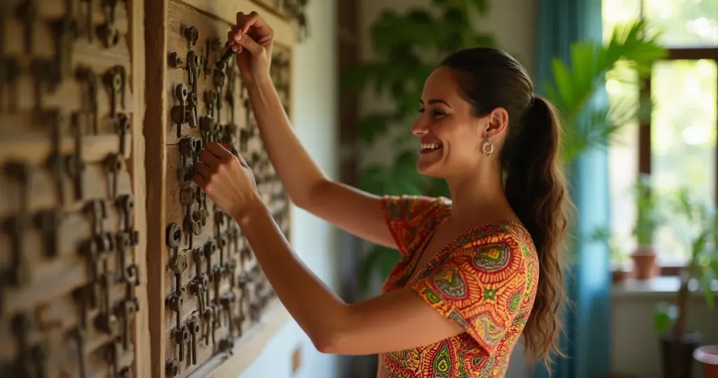 28 Ideias de Decoração com Chaves que Transformam seu Espaço 28 Ideias de Decoração com Chaves que Transformam seu Espaço