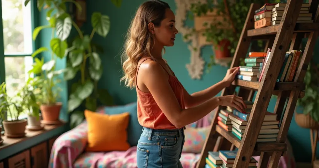 15 Ideias de Decoração com Escada de Madeira que Vão Revoltar sua Casa 15 Ideias de Decoração com Escada de Madeira que Vão Revoltar sua Casa