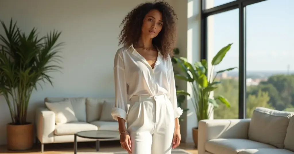 15 Ideias de Looks com Calça Branca Sem Transparência (O Método Definitivo) 15 Ideias de Looks com Calça Branca Sem Transparência (O Método Definitivo)