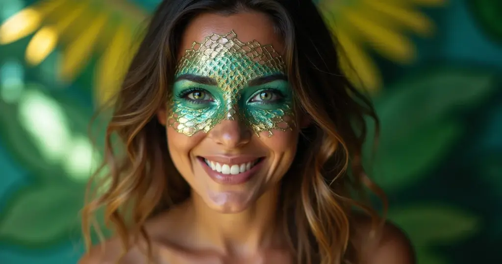 12 Ideias de Maquiagem de Sereia com Meia Arrastão que Transformam Seu Rosto