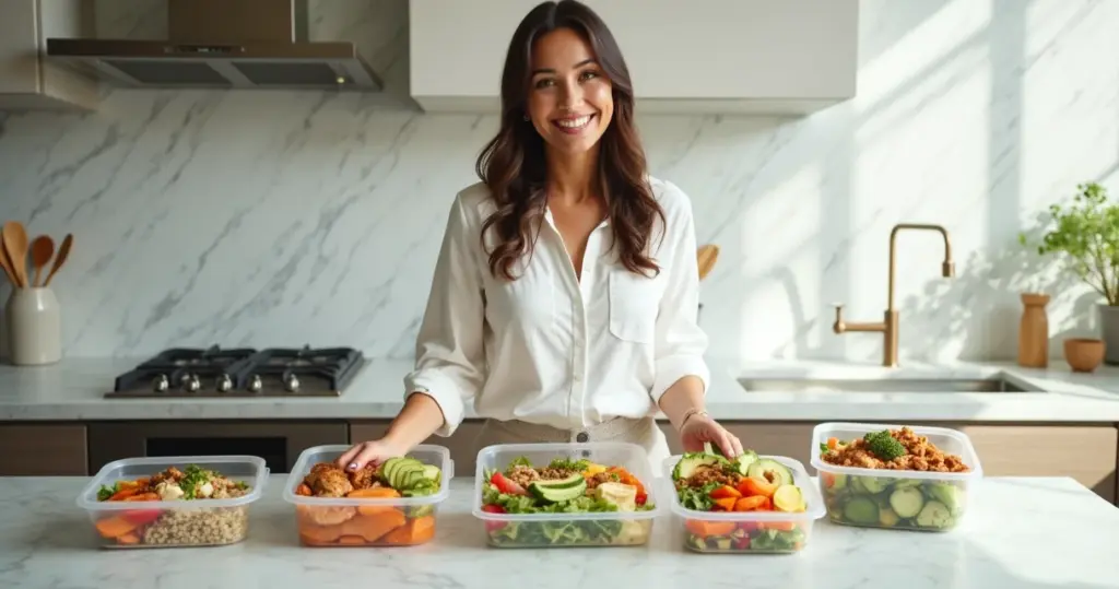 Marmitas saudáveis para levar pro trabalho: 40 minutos, 4 dias de almoço Marmitas saudáveis para levar pro trabalho: 40 minutos, 4 dias de almoço