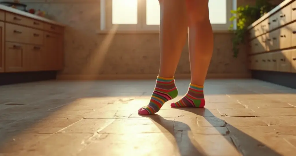 Melhores tipos de piso para cozinha: o teste com meia que ninguém te contou