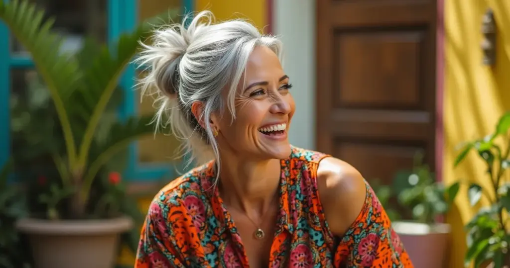 18 Penteados para Cabelos Grisalhos que Valorizam seu Brilho Prateado