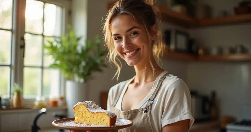 Receita de bolo de milho com coco cremoso no liquidificador em 15 minutos