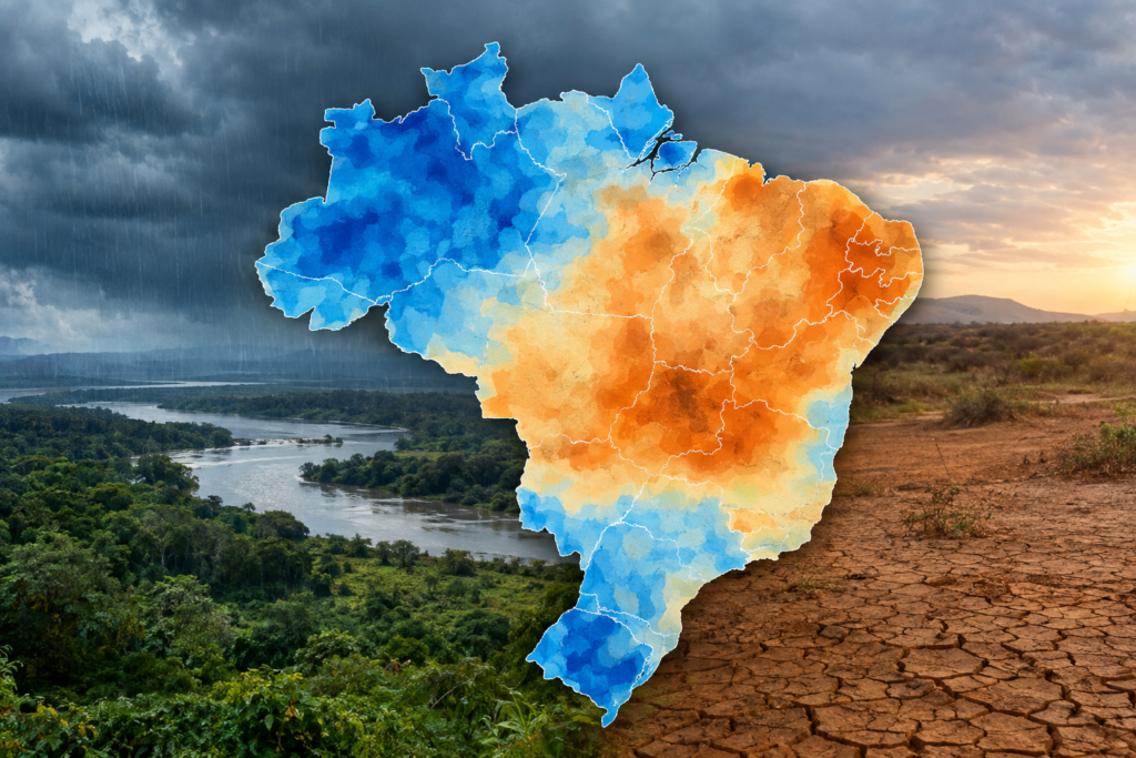 O governo aponta efeitos diferentes do El Niño entre as regiões brasileiras.