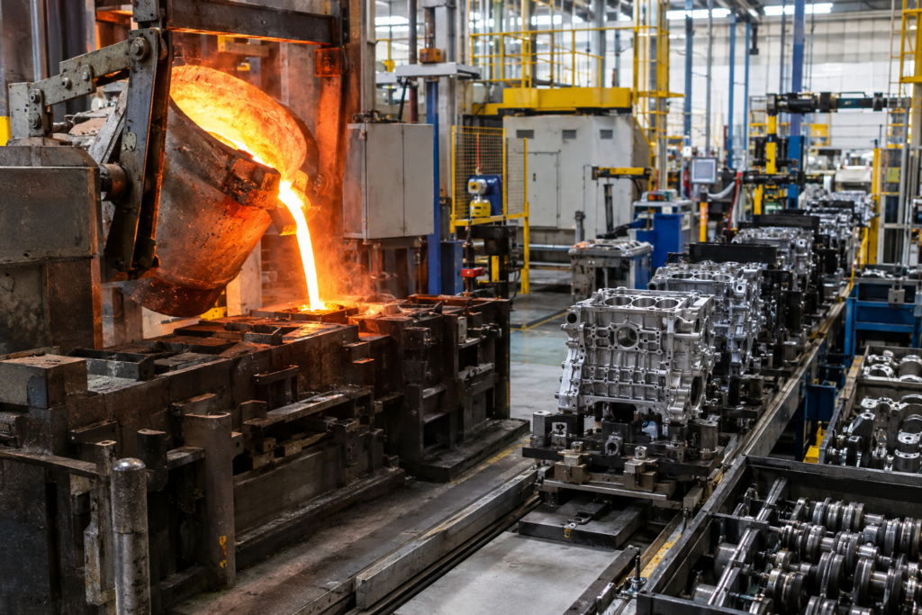 A fábrica provisória passou a incluir a fundição do motor 1.5.