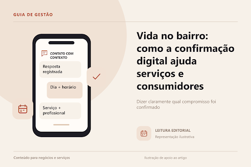 Vida no bairro: como a confirmação digital ajuda serviços e consumidores